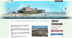 Desktop Screenshot of camping-laprairie.fr
